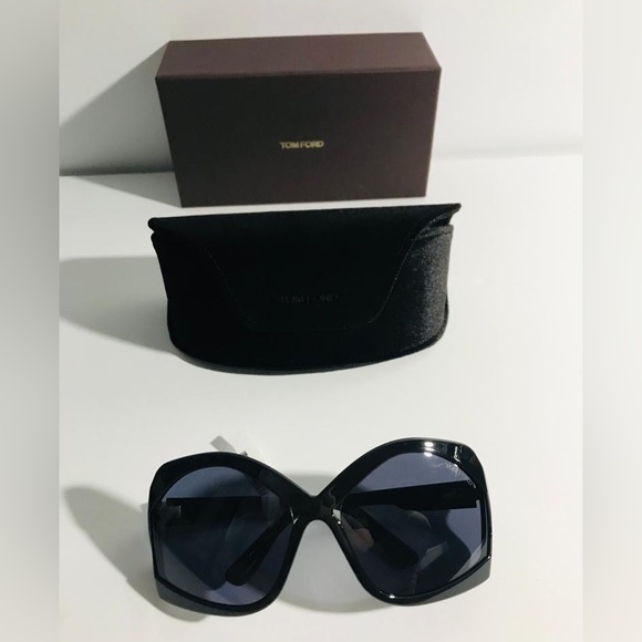 💯 - New - TOM FORD CHEYENNE TF903 52E Oversized Sunglasses - Picture 10 of 12